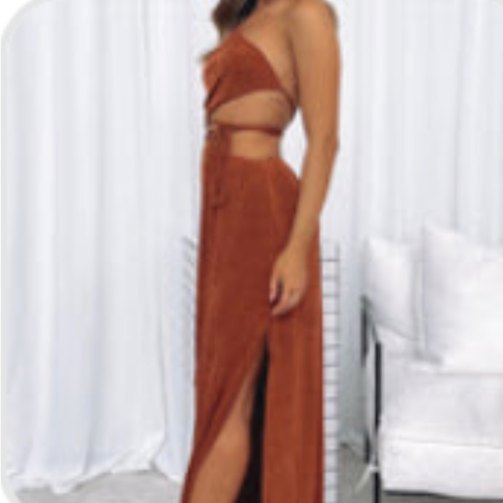 White Fox Boutique Act Like It Maxi Dress